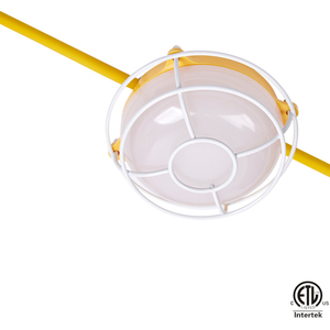 40W/80W <b>LED</b> Construction String <b>Light</b> 50ft/100ft Temporary <b>Work</b> <b>Light</b> Heavy Duty Portable Job Site Lighting for Building,Tunnel - Product Image 3