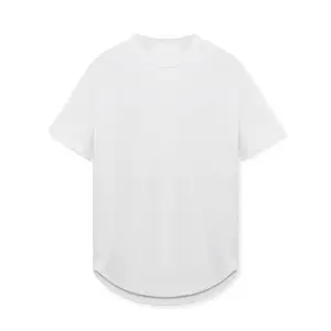 OEM/ODM Custom T shirt Printing Logo Mens T Shirt Oversized Plus Size New Design Mesh Printed Custom Logo