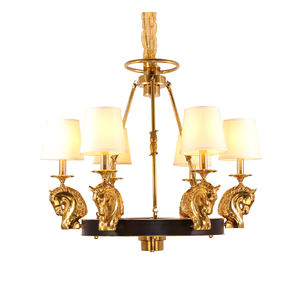 Jewellerytop klasik yuvarlak kapalı lüks kolye ışık orta yüzyıl siyah avizeler antika vagon tekerlek avize - Product Image 2