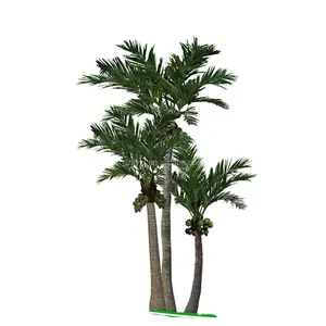 Personalizado fertilizante paisagem palma artificial coqueiro