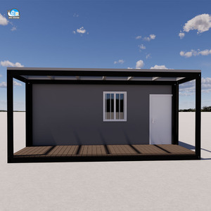 บ้านสำเร็จรูปจากตู้คอนเทนเนอร์เหล็กแบบแพ็คแบน ขนาด 20 ฟุต 40 ฟุต ผลิตจากโรงงาน คุณภาพหรูหรา - Product Image 1