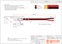Kabel Pigtail SAE 2Pin Otomotif dengan Konektor SAE Tahan Air dan Tutup Anti Debu, Kabel Daya untuk Baterai Mobil/Solar