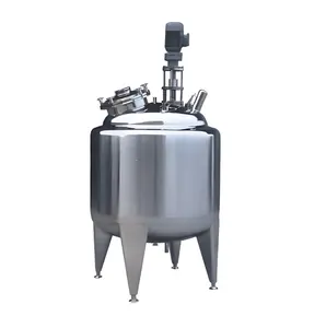 VBJX paslanmaz çelik karıştırma tankı kozmetik krem emülsiyon homojenleştirici homojenleştirici ve sıvı seviye Mete ile kazıyıcı