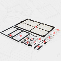 WELLTOP Meubles en gros Lit et canapé électriques muraux pliants et dissimulés avec canapé WT-B07
