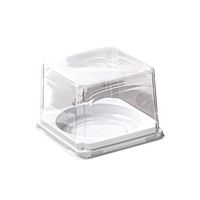 Vente en gros de boîtes à gâteaux miniatures de 2 pouces et 4 pouces, boîtes à gâteaux en blister, petites boîtes à gâteaux, contenants pour desserts, boîtes d'emballage personnalisées pour gâteaux avec fourchette