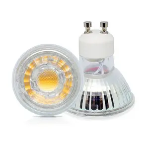 ไฟดาวน์ไลท์ Gu10 3000K 3W 5W 7W 12V 24V หรี่แสงได้ Ra80ลำแสงแคบสปอตไลท์ Gu10 Mr16จุดไฟ Led Mr16ปลอกหลอดไฟ