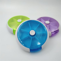 Portable pharmacie tablette conteneur pliant en plastique pilulier médecine médicament organisateur boîte de rangement vide pilulier cas