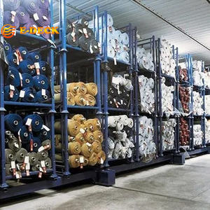 Rayonnages de stockage industriels robustes pour entrepôts textiles, rayonnages pour rouleaux de tissu - Product Image 5