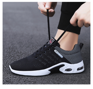 9308 <span class=keywords><strong>Zapatillas</strong></span> de <span class=keywords><strong>Tenis</strong></span> Casuales Originales para <span class=keywords><strong>Hombre</strong></span>, Calzado Deportivo Ligero Masculino de Malla Flyknit para Correr - Product Image 5