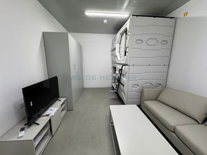 フラットパックハウスバスルームとキッチンモジュラーリビングコンテナハウスシングルルーム1室 - Product Image 4