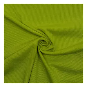 High quality fine rib fabric hot sale soft comfortable hand feeling 92% Rayon 8%spandex ribbing knitting fabric