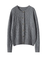Cardigan en cachemire de haute qualité IMF, pull d'automne et d'hiver