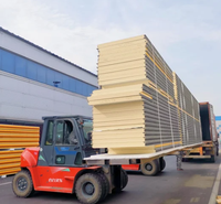Panneaux Sandwich Polyuréthane PU/PIR de 50mm/75mm/100mm/120mm/150mm/200mm pour Toiture, Isolation Murale et Chambres Froides