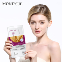 Masque de soin pour la peau 3 en 1, Anti-rides, acide hyaluronique, protéine végétale, vitamine, boucles d'oreilles 3D, pour le visage et le cou, vente en gros, offre spéciale