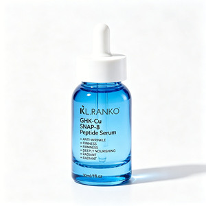 Sérum Peptidique OEM Personnalisé GHK <span class=keywords><strong>Cu</strong></span> <span class=keywords><strong>SNAP</strong></span> 8 Anti-Âge et Anti-Rides – Produits de Soin pour la Peau et la Beauté – Usine de Produits Cosmétiques - Product Image 1