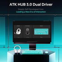 Keyboard Mekanik ATK RS7 Air 81 Tombol 75% CNC Aluminium Gasket Custom 16.8M RGB Berkabel untuk Komputer Win Mac Linux