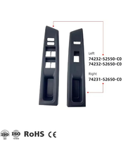 Accoudoir avant supérieur Auto Switch Panel RHD Car Window Switch Panel Cover pour Yaris 2012-2014 Trim 74232-52650-C0 74231-52650-C0