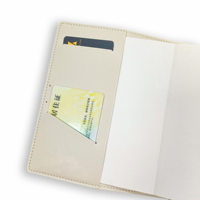 Carnet A5 en cuir PU écologique, couverture vierge pour sublimation, organiseur de documents, classeur de dossiers
