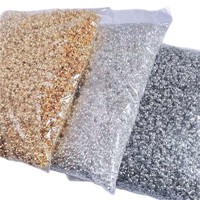 Accessoires de bricolage Boucle à double cellule Boucle à fil pour petit sac de fèves Double Clip pour sac Résultats et composants de bijoux