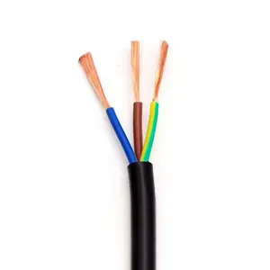 H03VV-F H05-F 2X0.75Mm2 PVC Sheathed Copper Conductor Electric Wiring Cable Underground Connecting Wires Electrical Equipment