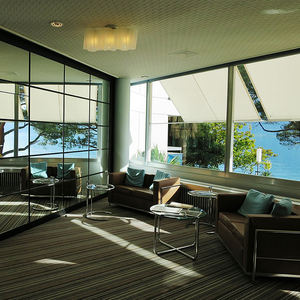 Toldos retráctiles motorizados impermeables para exteriores de lujo moderno, gran oferta, jardín, balcón, Control remoto, casete completo Acrílico - Product Image 6