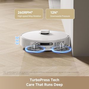 Robot Aspirador y Fregador <span class=keywords><strong>Mova</strong></span> P10 Pro Ultra Gen2, Succión de 26,000 Pa, Lavado Automático de Mopa con Agua Caliente a 212 °F, Secado con Aire Caliente en 1 Hora, Extensible - Product Image 5