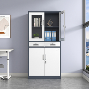 2025 Offre Spéciale porte battante en verre armoire en métal classeur en acier - Product Image 4