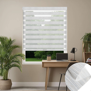 Persianas Enrollables Zebra de Diseño de Lujo SAMADHI para Ventana, Persianas Enrollables Zebra Inalámbricas 100% Poliéster - Product Image 1