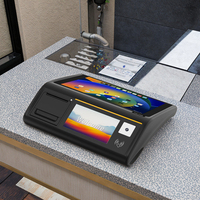 Tablette de bureau Android de 10.1 pouces Système de point de vente à double écran Terminal de caisse enregistreuse pour centres de remise en forme Salles de cinéma Pharmacies