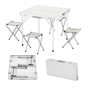 Xách tay vali cắm trại ngoài trời gấp Dã Ngoại bảng và 4 ghế Bộ - Product Image 1