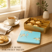 Boîte rectangulaire en fer blanc personnalisée OEM pour gâteaux de lune, biscuits, bonbons, caramels, emballage métallique, marque LB pour boîte cadeau alimentaire
