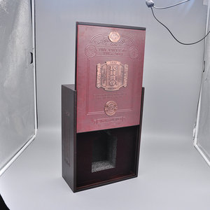 Tùy Chỉnh Lớn Quà Tặng Sang Trọng Giấy Cao Cấp Sản Phẩm Bao Bì Hộp Giấy Bán Buôn Chai Rượu Vang Hộp Vận Chuyển Rượu Vang Hộp Quà Tặng Bao Bì - Product Image 2