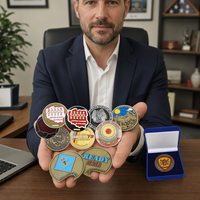 Moneda de desafío personalizada, con relieve 3D, esmaltada, de forma irregular, de doble cara, para motocicleta, geocaching, antigua, coleccionable