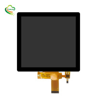 Modul LCD TFT Layar Sentuh Kapasitif Persegi Ukuran Kustom 7,6 Inci IPS MIPI 800*800 1000 Nits Optical Bonding