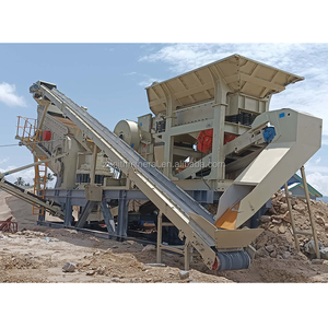 Chất thải xây dựng tái chế máy nghiền di động, xách tay Dòng sản phẩm đá, thạch anh nghiền di động máy - Product Image 1