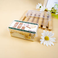 Boîtes d'emballage transparentes en PET de qualité alimentaire avec couvercles personnalisés pour desserts, lait de soja, gâteaux, mousse aux fruits et tiramisu – Vente en gros