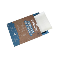 Feuilles de détergent à lessive super condensées, biodégradables et hypoallergéniques, écologiques