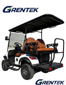 Carrito de golf de litio de 4 asientos, sistema de audio y entretenimiento con pantalla grande para miembros de clubes de golf - Product Image 5