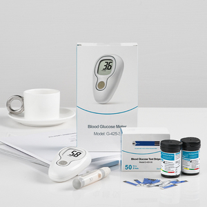 Nhà Máy lượng đường trong máu kiểm tra glucometer Blood <span class=keywords><strong>Glucose</strong></span> Monitor Blood <span class=keywords><strong>Glucose</strong></span> <span class=keywords><strong>Meter</strong></span> với Strips - Product Image 1