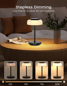 <b>LED</b> Portable Rechargeable <b>Table</b> Lamp Home Decor Cordless Desk Lamp 3 Level Brightness Touch Control Rechargeable Night <b>Light</b> - Product Image 3