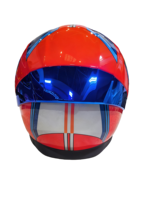 Casque de moto intégral pour adulte approuvé par le DOT Double finition noire mate Palmes remplaçables Construction en ABS pour toute la conduite