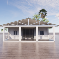Maison conteneur modulaire préfabriquée Offre Spéciale de luxe de 40 pieds Dortoir détachable bon marché de vie Pack plat Design industriel