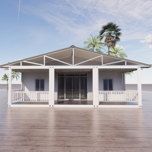 Maison conteneur modulaire préfabriquée Offre Spéciale <span class=keywords><strong>de</strong></span> luxe <span class=keywords><strong>de</strong></span> 40 pieds Dortoir détachable bon marché <span class=keywords><strong>de</strong></span> vie Pack plat Design industriel - Product Image 2