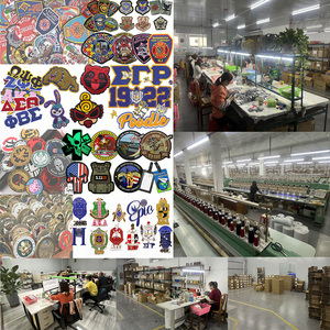 विभाग बैज पैच पर हुक और लूप डिजाइनर लोहे के साथ पैच कस्टम कढ़ाई पैच - Product Image 2