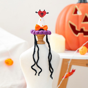 Accesorios para mascotas para perros y gatos pequeños, incluyendo gorros pequeños de punto con temática de Halloween, elegantes y adorables, y adornos para mascotas. - Product Image 3
