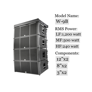 Real Sound <strong>Speakers</strong> Plywood Empty <strong>Line</strong> <strong>Array</strong> <strong>Box</strong> W-9B - Product Image 3