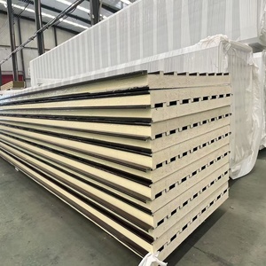 Panneau sandwich en aluminium isolé Great Wall personnalisé, tôle de toiture, âme en <span class=keywords><strong>polyuréthane</strong></span>, résistant au feu, utilisation extérieure moderne, Chine - Product Image 4