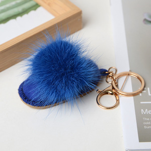 <span class=keywords><strong>Mini</strong></span> mignon porte-clés en peluche doux vison boule de fourrure sac porte-clés <span class=keywords><strong>laine</strong></span> pantoufles porte-clés chaud porte-clés pendentifs sac pendentifs - Product Image 6