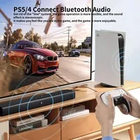 Headphone Audio Game Nirkabel Penerima USB Mini untuk Konsol Game PS5 PS4 Headset PC Adaptor Bluetooth 5.3 Pemancar Audio
