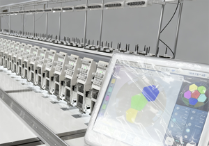 Máquina de Bordar Computarizada Yuanheng de Alta Velocidad, 9 Agujas, 23 Cabezales, con Cordón, Lentejuelas Dobles, DAHAO Mate A8, 1500 RPM - Product Image 1